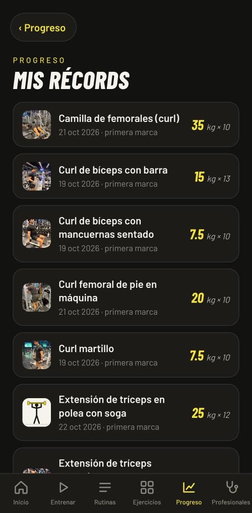 Tus récords